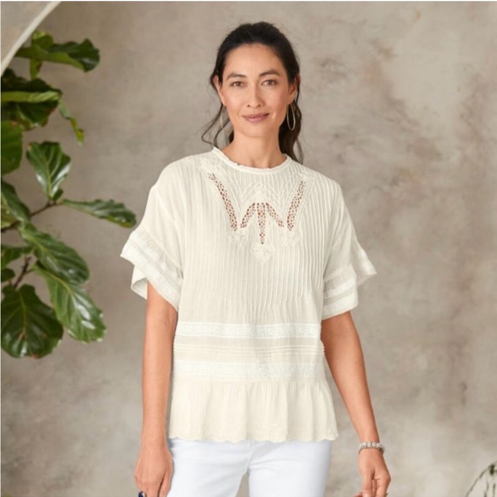 Chic Ivory Women's Blouse